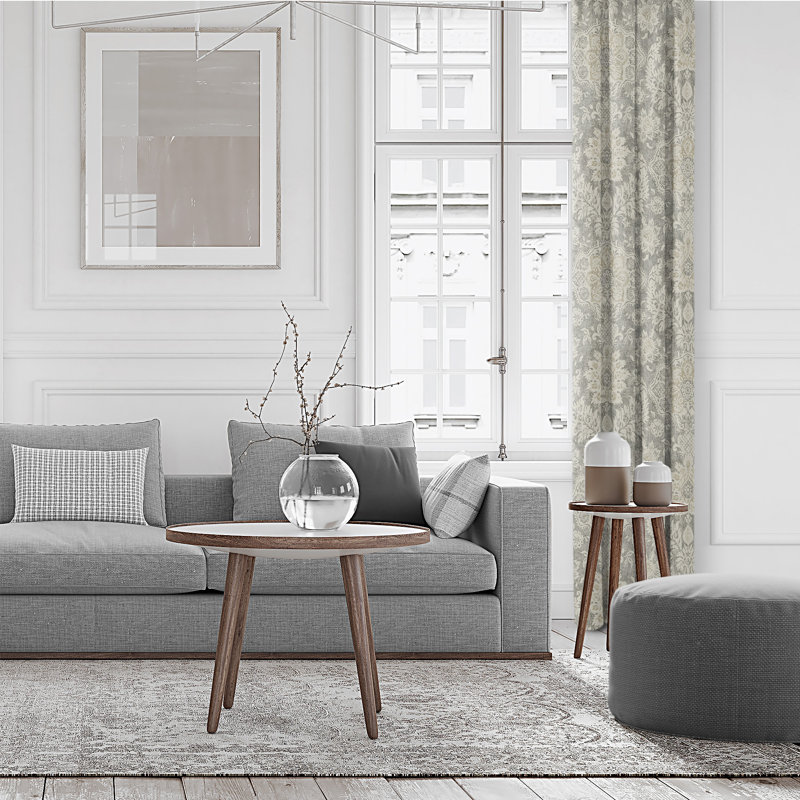 Panneau de rideau simple obscurcissant 100% coton Indali, L 20 po x L 108 po