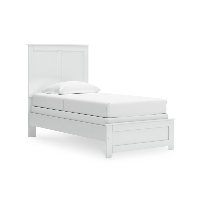 Wagner Twin Panel Bed, Twin, White