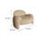 Cream fabric sofa special-shaped creative net