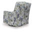 Fauteuil oscillant pivotant Dusty, détails floraux, polyester multicolore