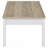 3-Piece Distressed Pine And White Coffee Table Set