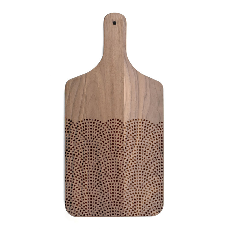 Scallop Coffee Bean Pattern Cutting Board