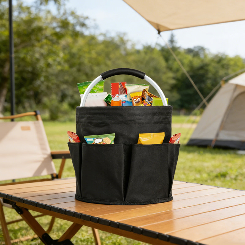 Panier de nettoyage pliable, panier de plage portable, panier de rangement multifonctionnel
