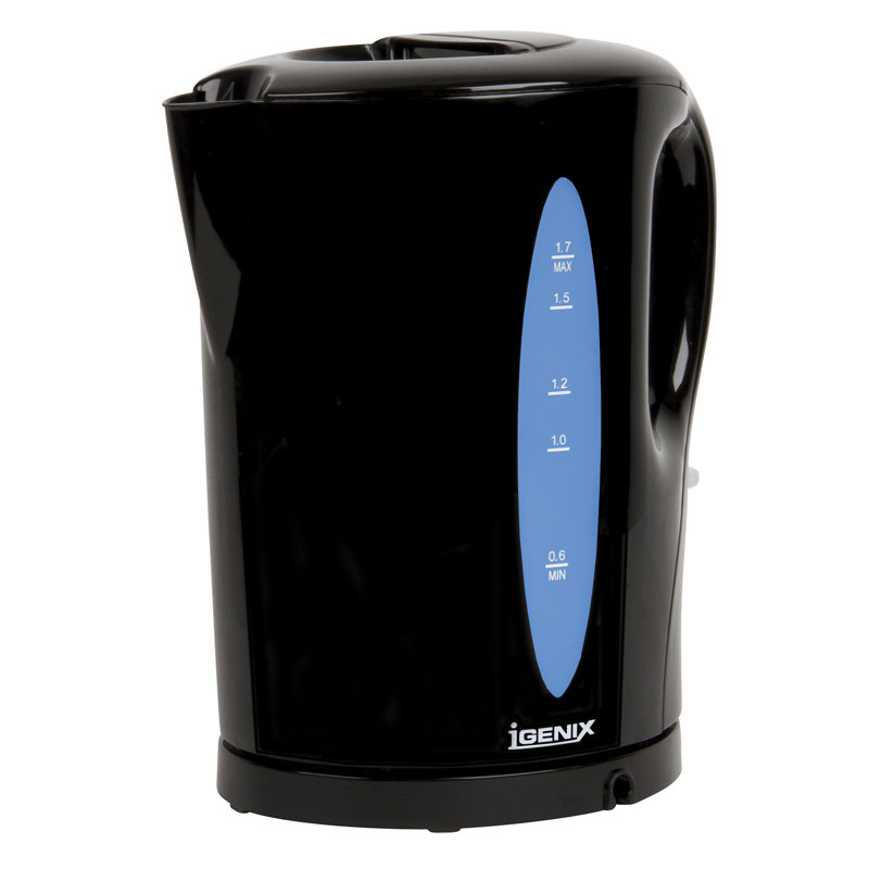 Igenix Black 1.7L Jug Kettle, Black