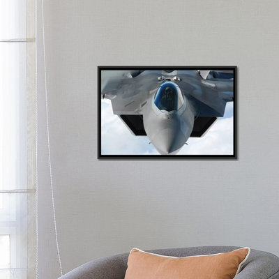 " An F-22 Raptor Prepares For Refueling " by Stocktrek Images