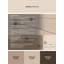 Tapis beige pissenlit minimaliste transparent lavable à la machine - reliure beige-1090493802