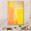 Art moderne jaune et orange - reproduction d'art moderne et contemporaine sur toile