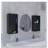Oba 2-Pc Wall-Mounted Bathroom Medicine Cabinet with Open & Closed Storage-459568658