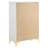 Karena White Rectangular 5-Drawer Chest