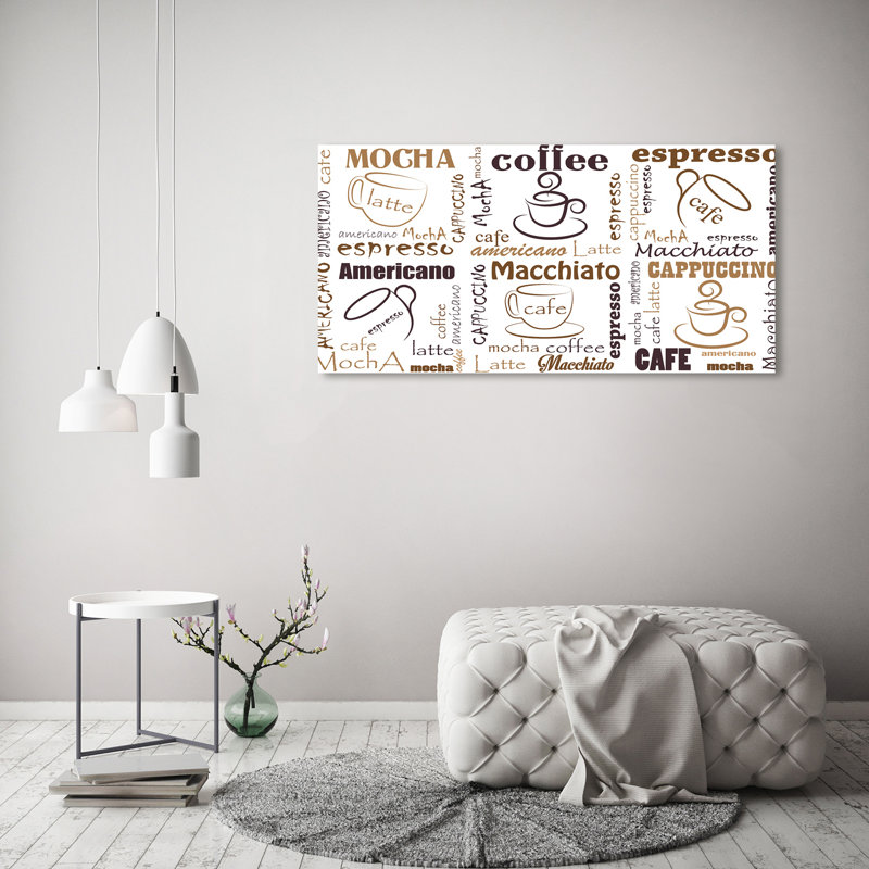 Coffee Time 1 Piece Wall Art on Canvas
