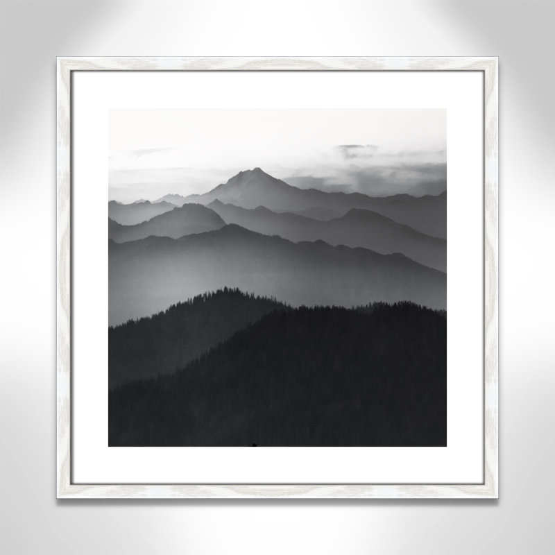 Cascades by Danita Delimont, White Framed, 23.5" H x 23.5" W x 0.75" D