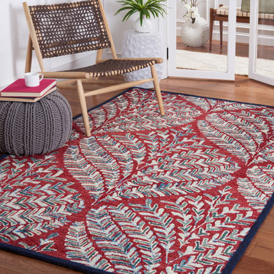 Tapis floral en laine tuftÃ© Ã  la main Chaitra