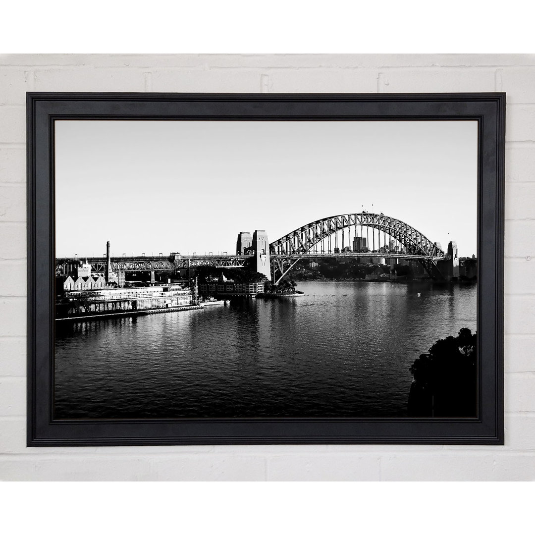 Sydney Harbour Bridge B N W - Druck