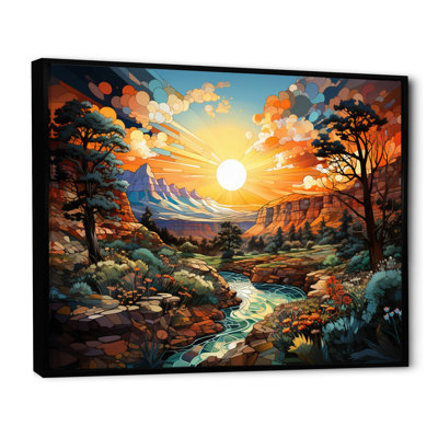 " Canyon Luminosity Pointillism II "
