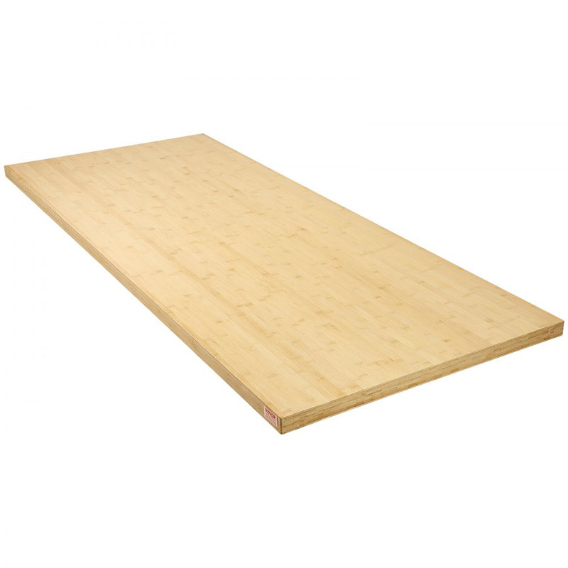 Plateau de table en bambou, 70,9 po x 29 po x 1,5 po, capacité de charge de 330 lb, bureau universel en bambou une pièce pour structure de bureau électrique à hauteur ajustable, comptoir rectangulaire pour la maison et le bureau