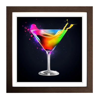 Cocktail Liquify - Framed Print