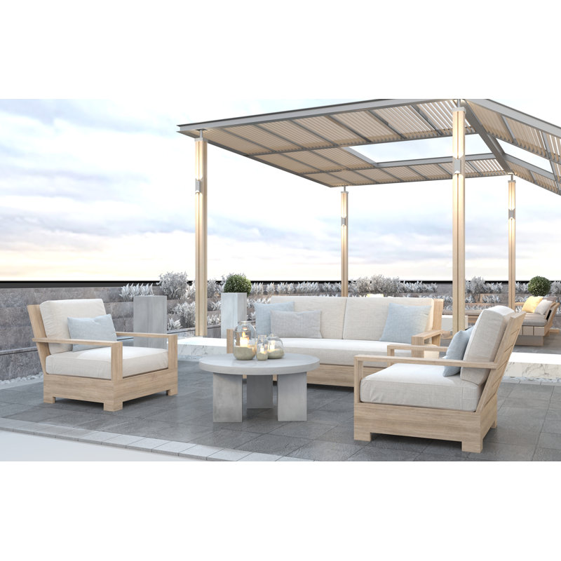Maximus Coffee Table, 16" H x 35" L x 35" W, Gray