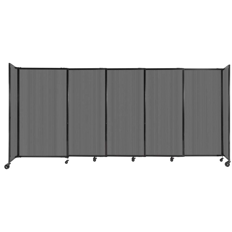 Cloison murale en polycarbonate 360, H 60 po x l 135 po x P 1 po, Gris clair