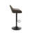 Winfield Swivel Upholstered Adjustable Height Counter Stool with Metal Frame-31916400