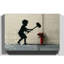 Banksy Fire Hydrant Graffiti - Wrapped Canvas-19090371