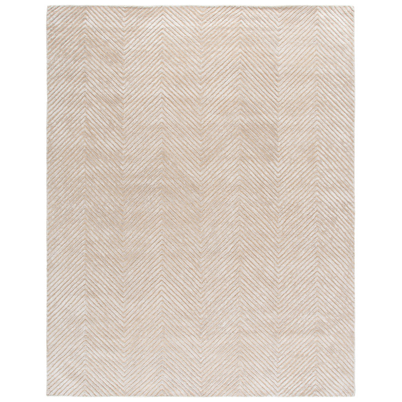 Glamour Hand Tufted Chevron Indoor Rug, 8'-0" x 10'-0" Rectangle