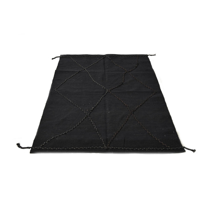 Tapis noir 3x5 Pires