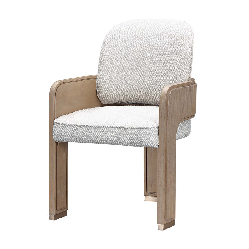 Chaise de salle à manger West Kensington - Caramel sel de mer, Bois jaune moyen