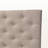 Musawer Queen Light Beige Upholstered Button-tufted Headboard in Fabric, 54.32" H X 60.6" W X 2.1" D-138352555-138352557
