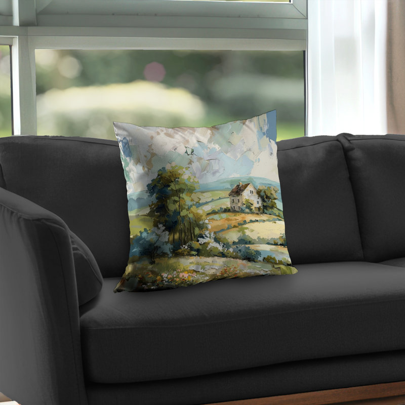 On the Plain - White – Throw Pillow Cover Only, Double-Sided Print, Insert Not Included
