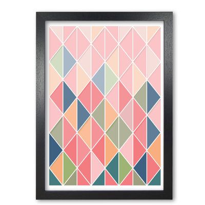 Full Colour Abstract Geo - Print