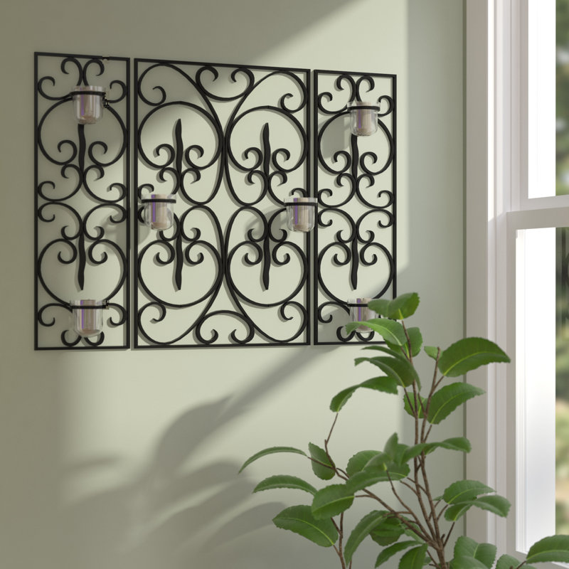 Traditional Plants & Flowers Wall Decor on Metal