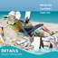 Chaises de plage à dos (ensemble de 2), chaise de camping pliante robuste avec grandes poches-776335802