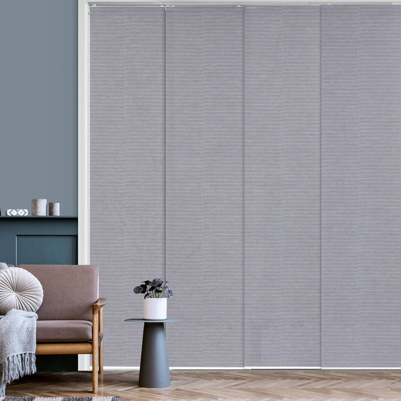 Sharmaine Semi-Sheer Twilight Ashes Vertical Blind