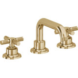 Descanso 8" Widespread Lavatory Faucet with Cross Knurled Handle and Completely Finished ZeroDrain