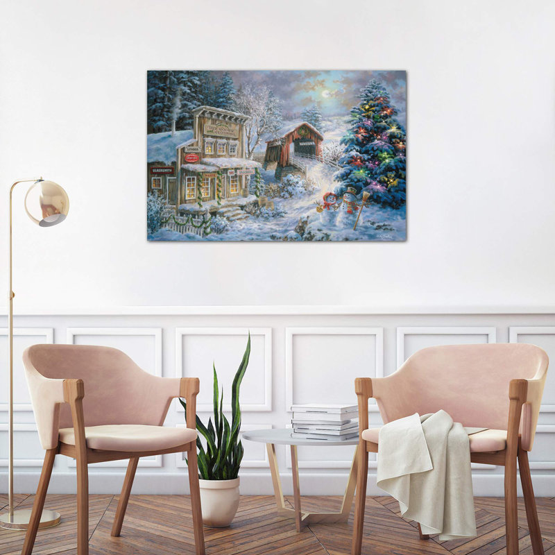 Country Shopping by Nicky Boehme - Wrapped Canvas Painting, 66.04 cm H x 45.72 cm W x 3.175 cm D