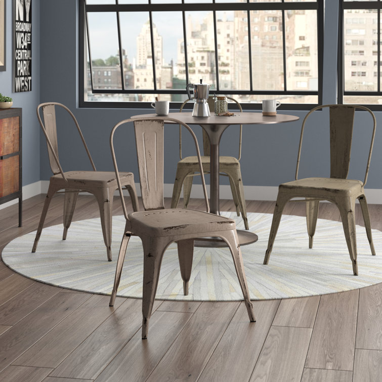 Jamil Slat Back Side Chair