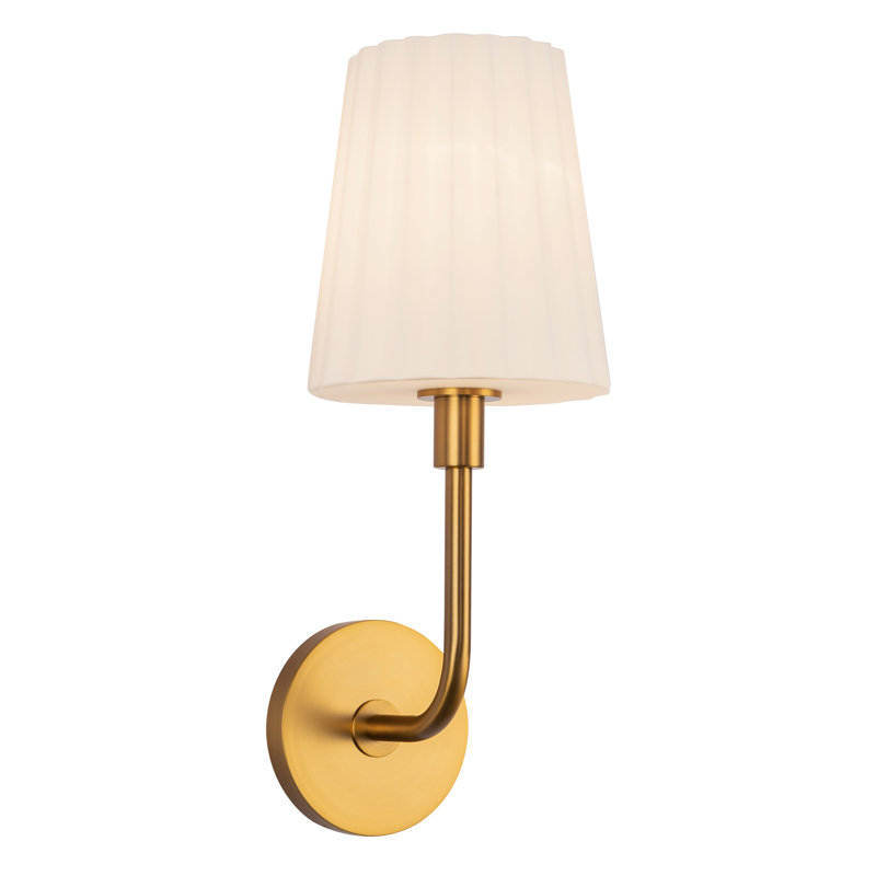 Applique murale 1 lumière pour salle de bain Tindra, Doré vieilli