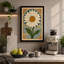Framed Daisy Study Botanical - Wrapped Canvas-1794844754-1794844755