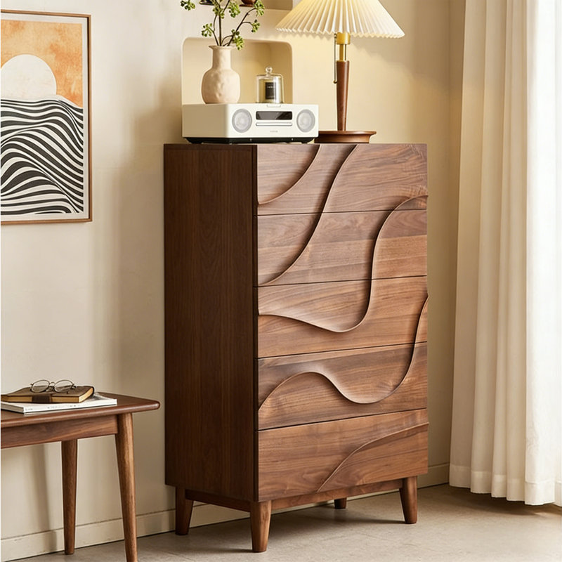 Simple Wave Accent Chest