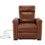 Fauteuil inclinable en cuir véritable 36,02 po Adela-75199401