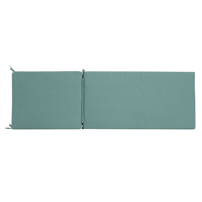 Noah Outdoor Chaise Lounge Cushion, Teal