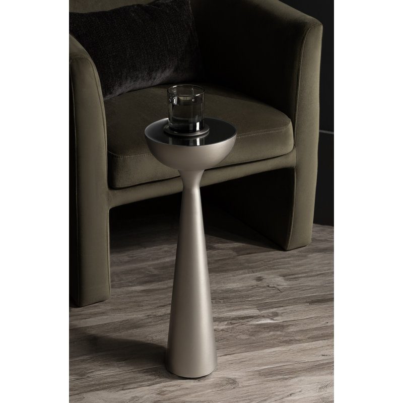 Estaban Tray Top End Table, Silver