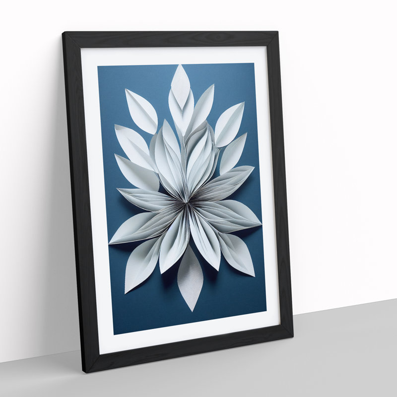 Luscious Flower - Framed Print, Black, 34cm H x 25cm W x 2cm D