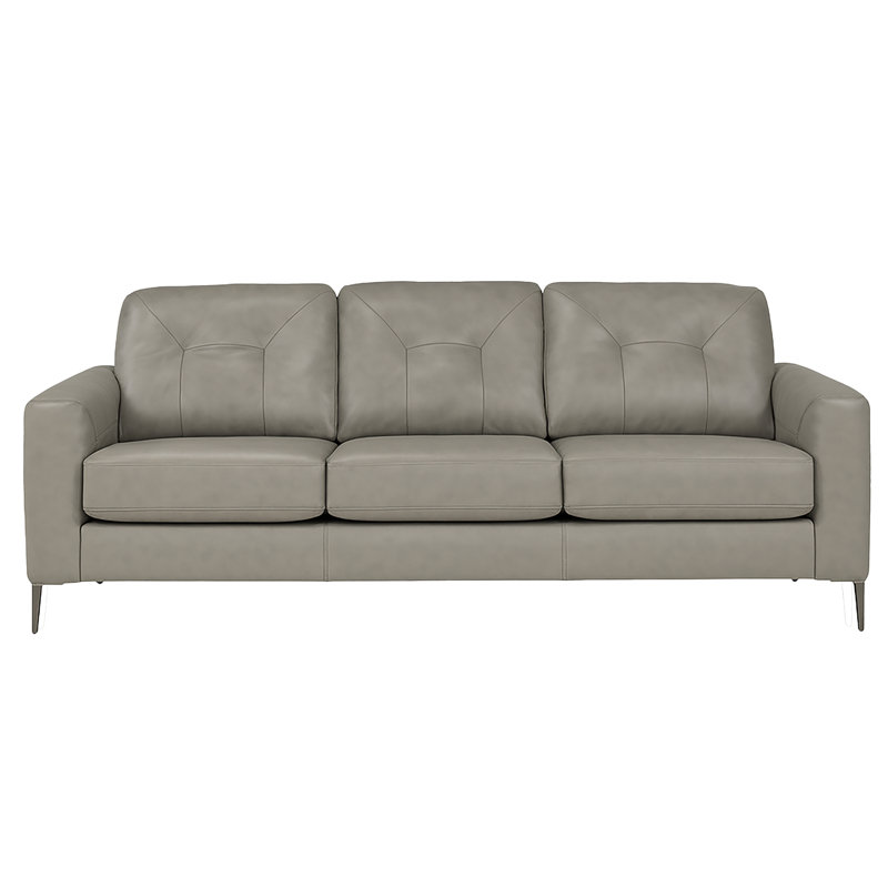 Solera Leather Sofa, Ivory