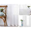Rideaux transparents en lin blanc neige - 2 panneaux à œillets, tissage ouvert, style maison de campagne-1177669640-1177669652