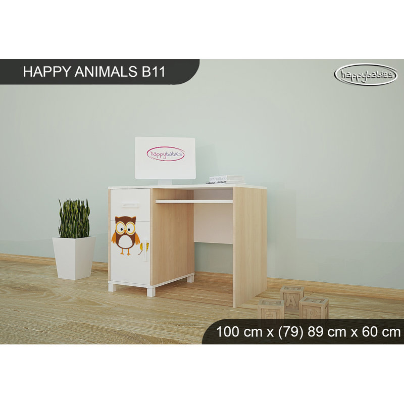 100cm Writing Desk, Oak
