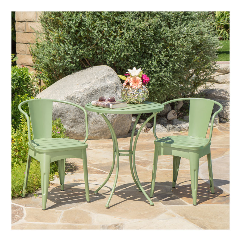 colmar 3 pc kd metal set, Green