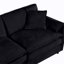 Canapé-lit modulaire surdimensionné à siège profond avec 3 repose-pieds et coussins moelleux, canapé-lit modulaire pour salon, appartement, combinaison de bricolage en chenille-2094207328
