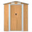 Arvi 6 ft. W x 28 ft. D Galvanised Steel Apex Garden Shed