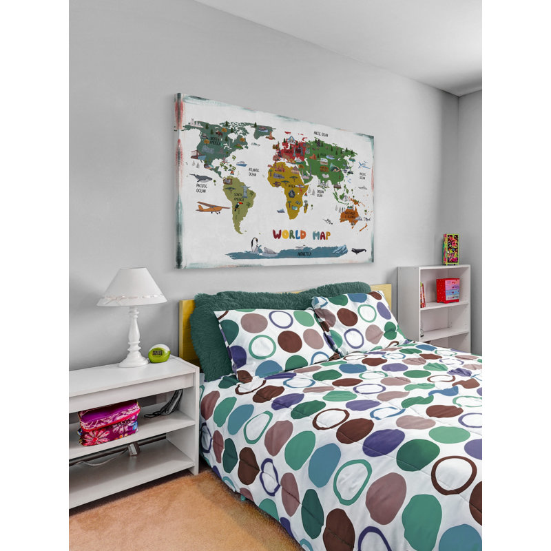 Howton World Destinations II, reproduction sur toile tendue, H 16 po x l 24 po x P 1,5 po